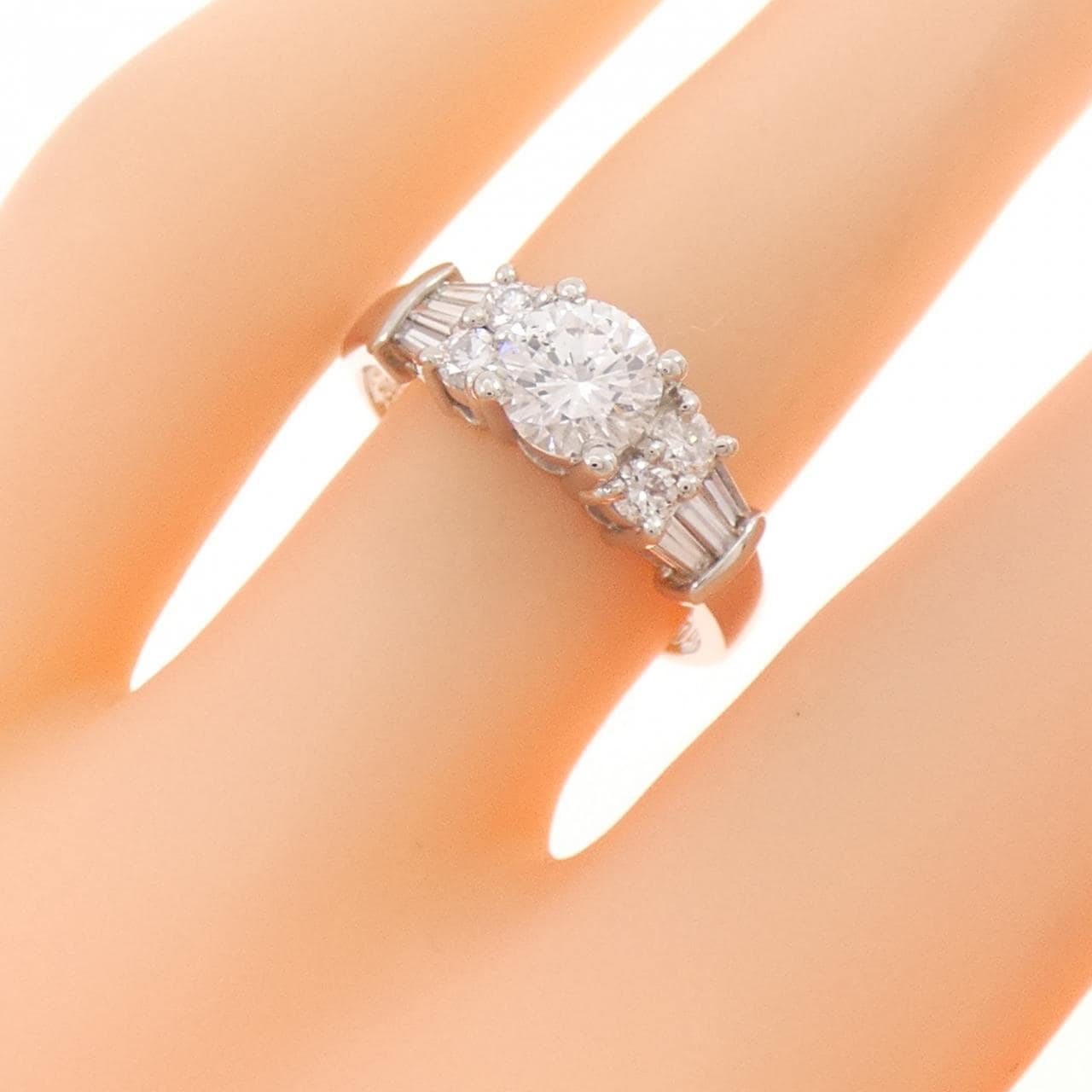 PT900 ダイヤモンド リング 0.683CT E SI2 Good