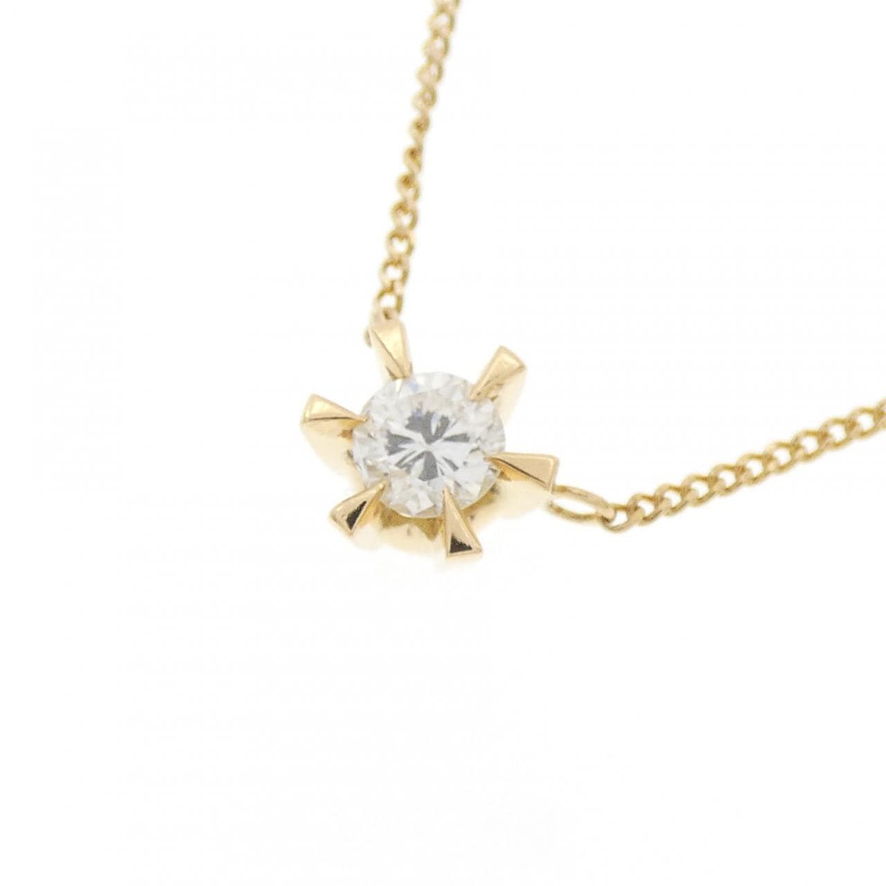 K18YG ダイヤモンド ネックレス 0.23CT