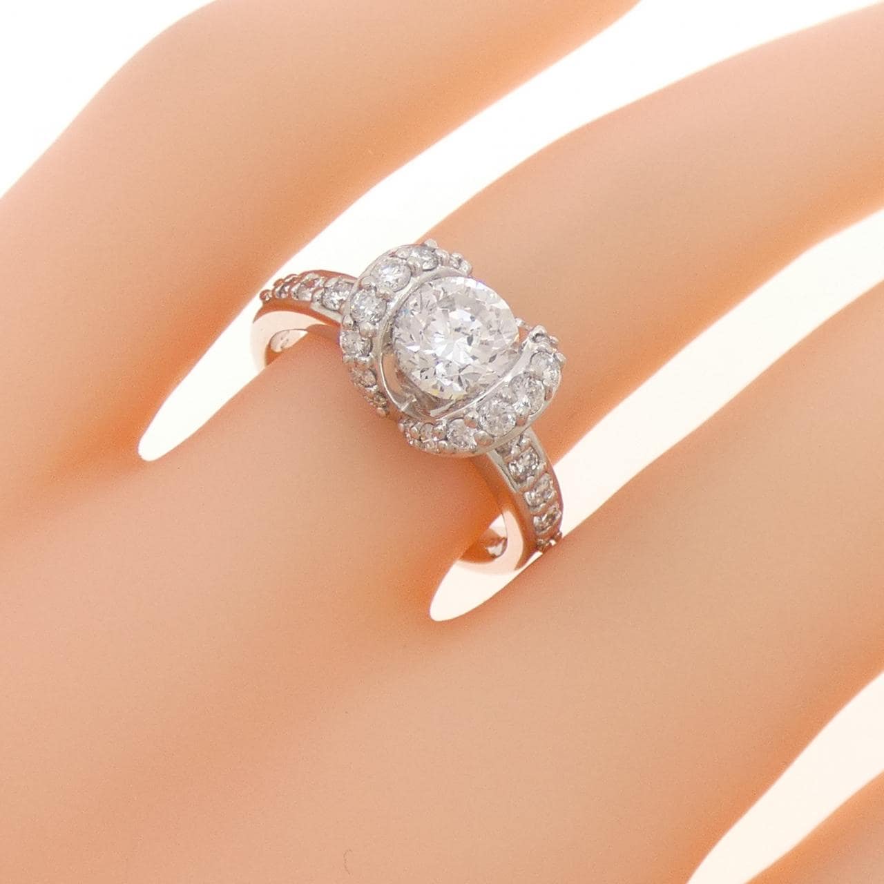 PT900 ダイヤモンド リング 1.003CT