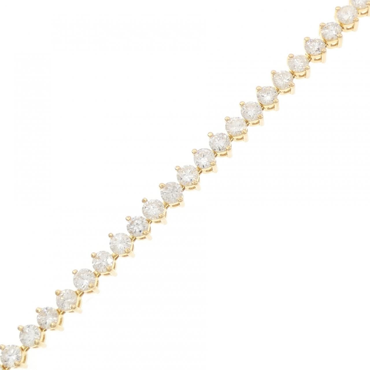 K18YG ダイヤモンド ブレスレット 5.00CT