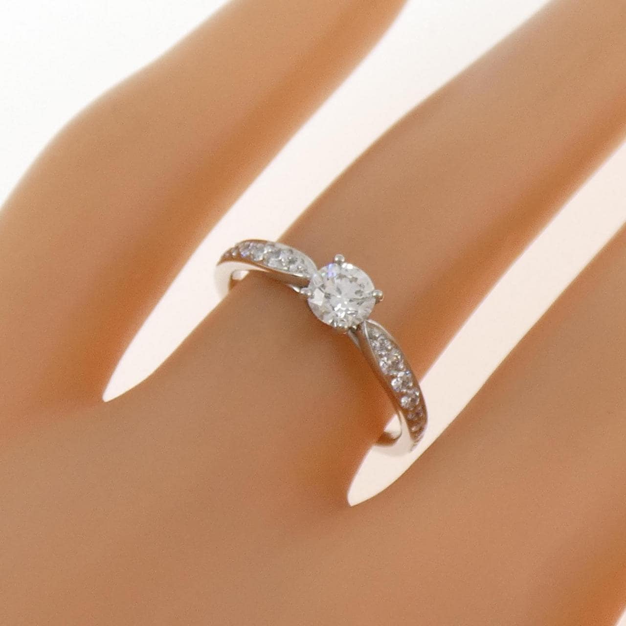ティファニー ハーモニー リング 0.30CT G IF 3EXT