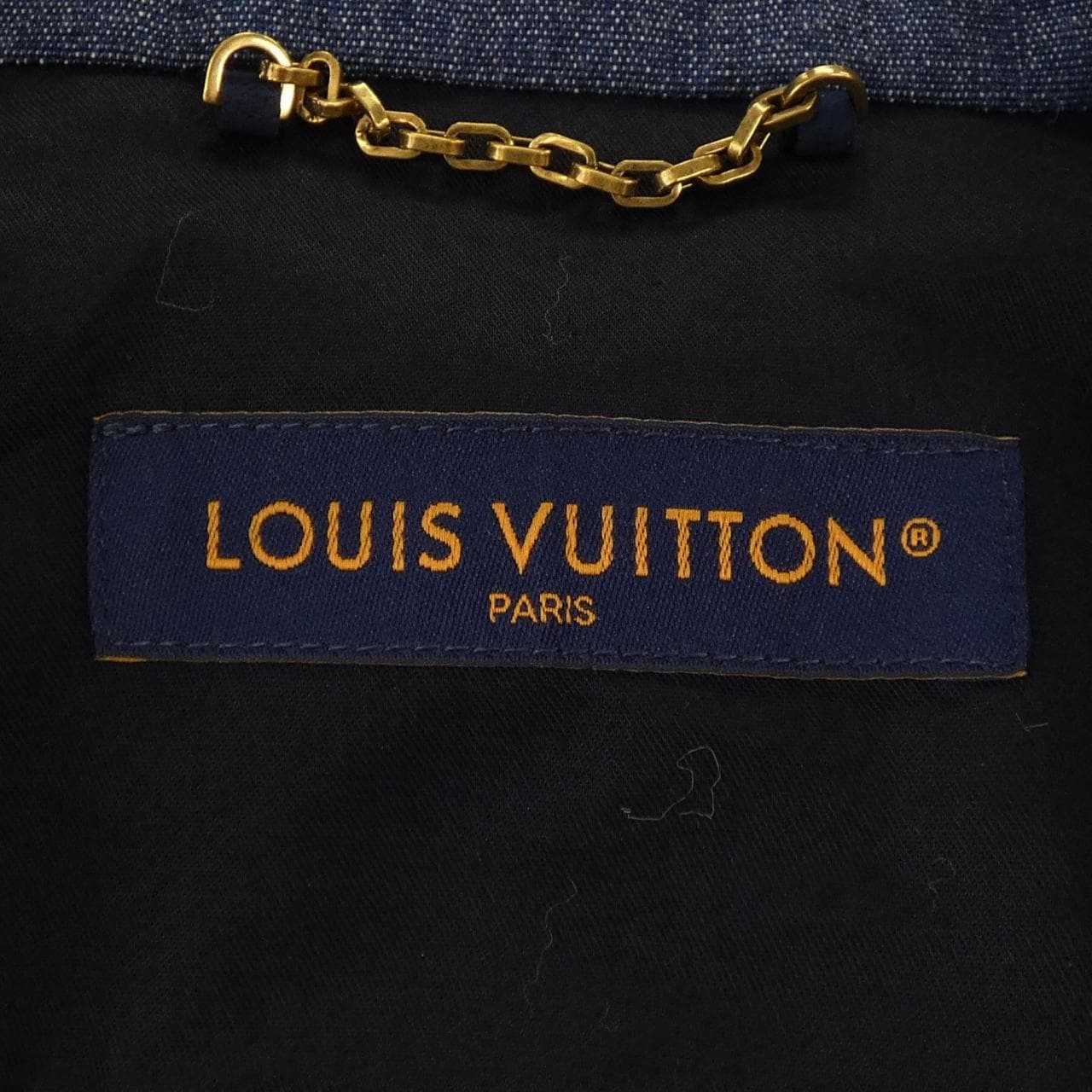 ルイヴィトン LOUIS VUITTON LVブラゾンエンベリッシュドデニムパジャマシャツ HSS05WRBA シャツ