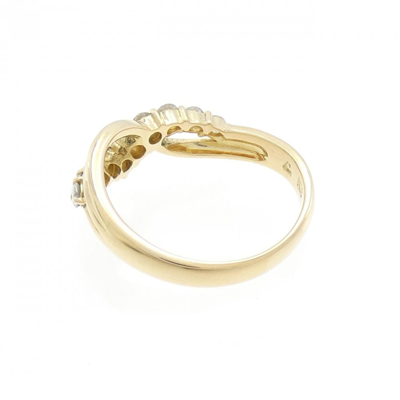 K18YG ダイヤモンド リング 0.33CT