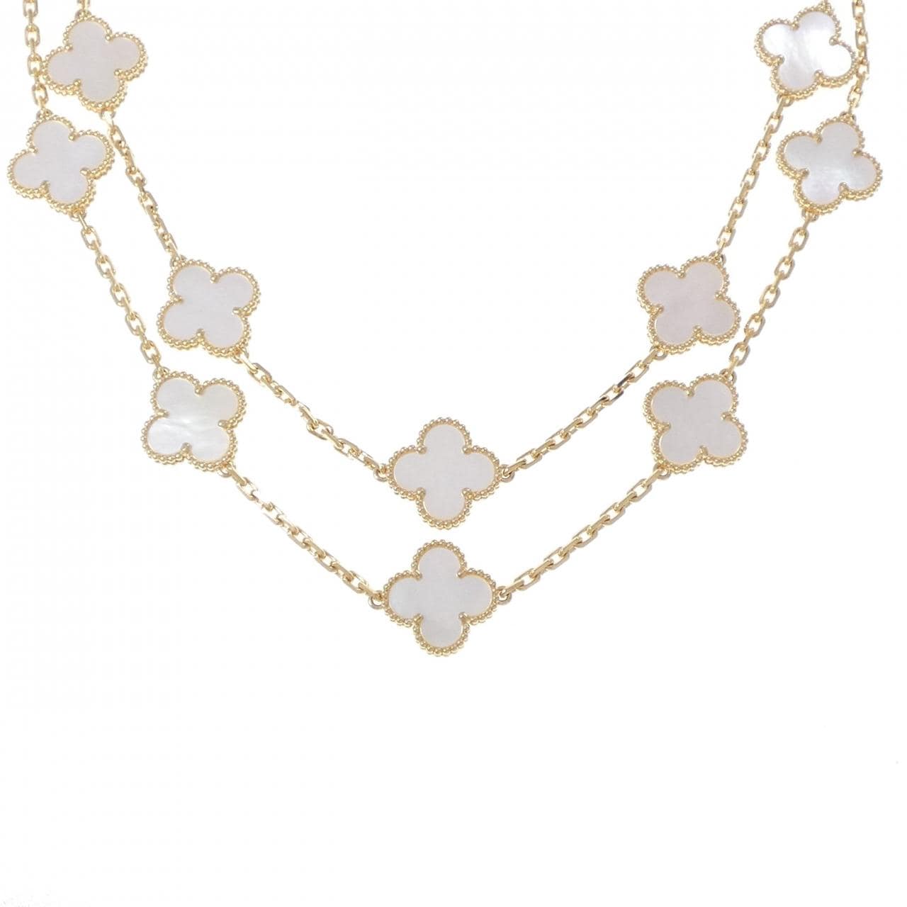 ヴァンクリーフ&アーペル ヴィンテージアルハンブラ 20モチーフ ネックレス