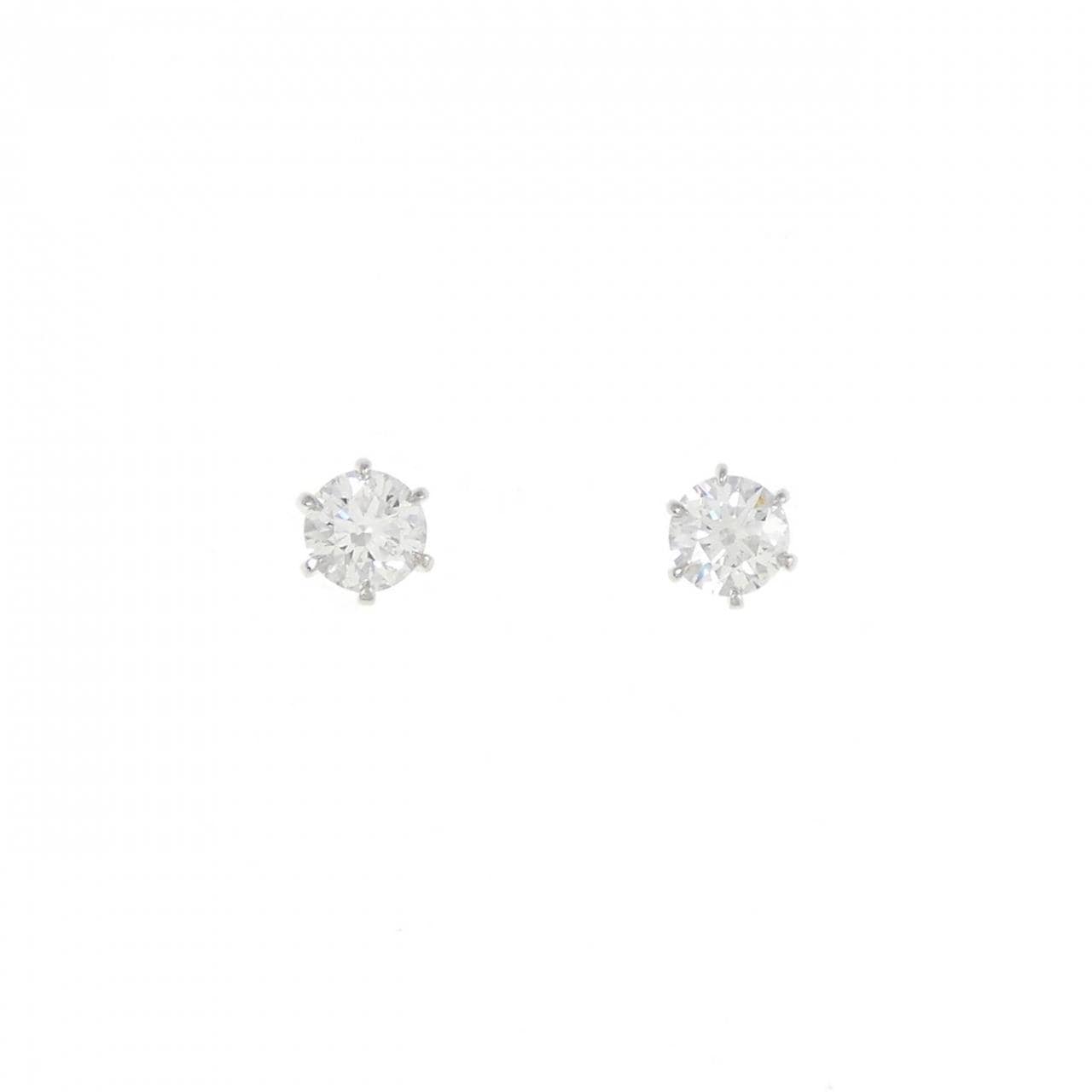 [Remake] PT/ST Diamond Earrings 0.332CT 0.338CT E VS1 3EXT