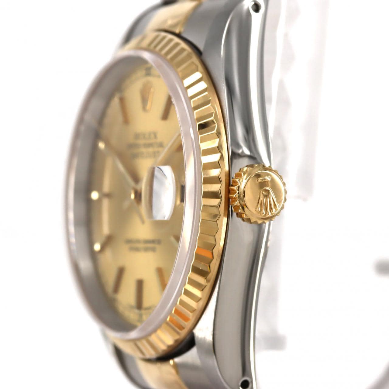 ロレックス デイトジャスト 16233 SSxYG 自動巻 X番