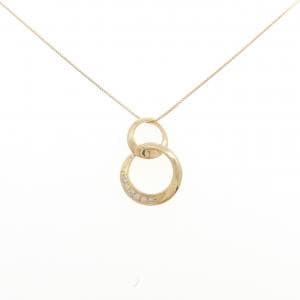K18YG ダイヤモンド ネックレス 0.06CT