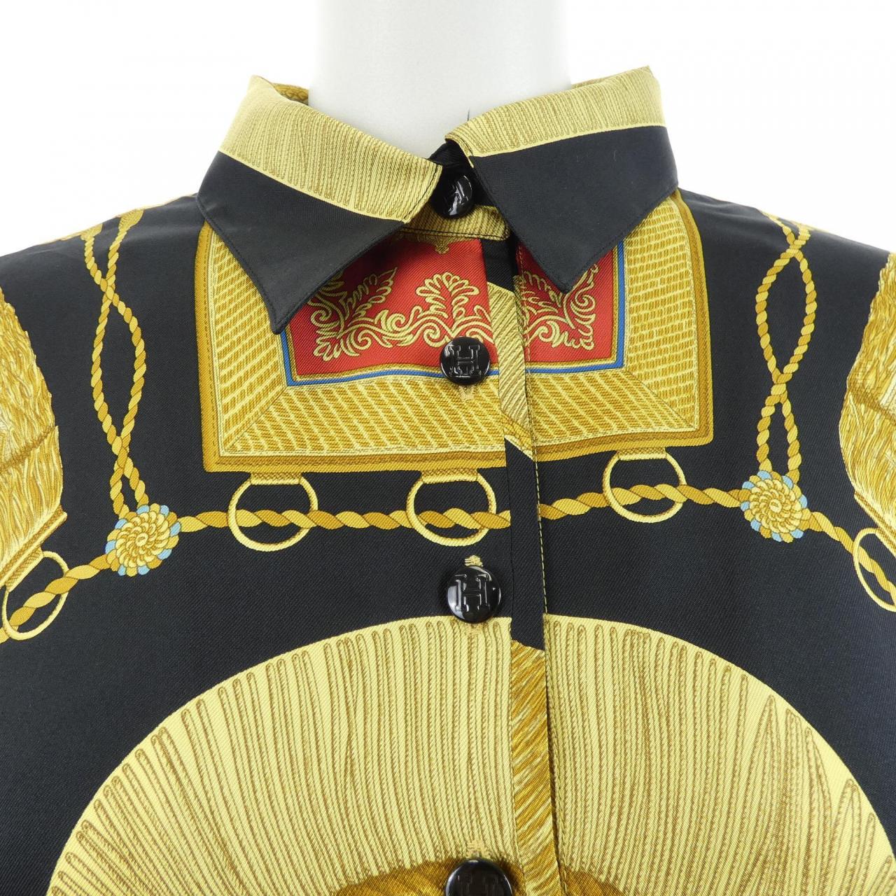 【ヴィンテージ】エルメス HERMES POSTE ET CAVALERIE ツイルレーヌ. トップス