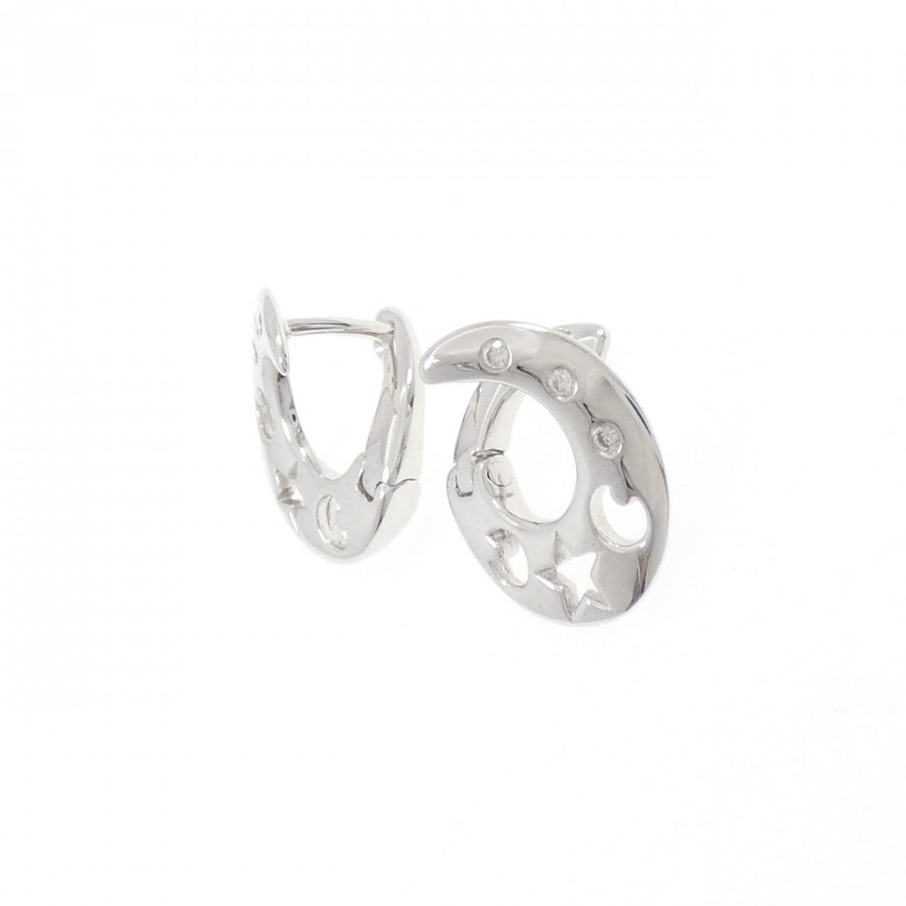 ポンテヴェキオ ダイヤモンド ピアス 0.06CT