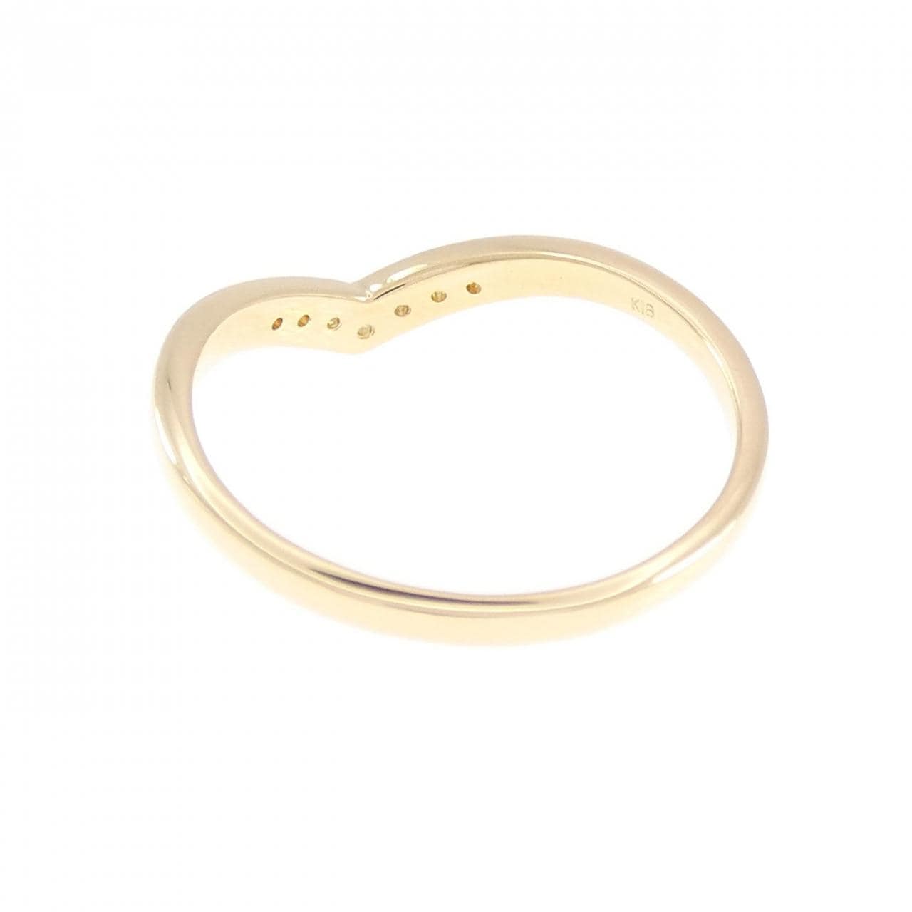 K18YG ダイヤモンド リング 0.05CT