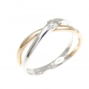 K18WG/K18PG ダイヤモンド リング 0.08CT