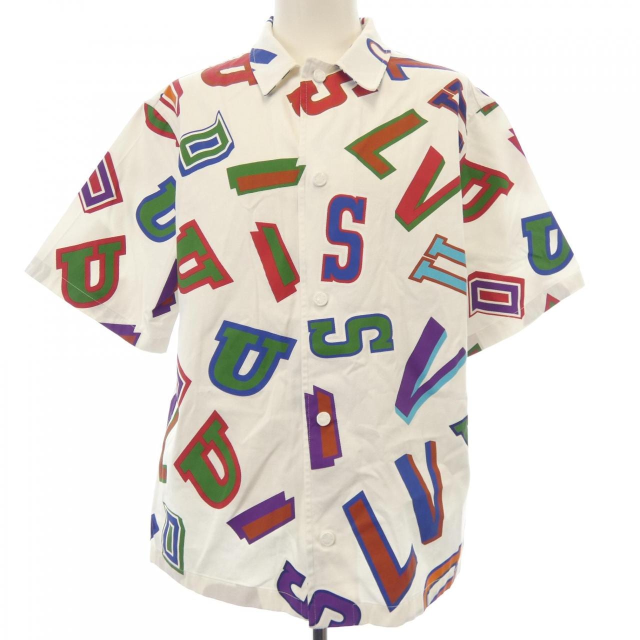 ルイヴィトン LOUIS VUITTON NBAバスケットボールレターオーバーシャツ HLS01WES9 S/Sシャツ
