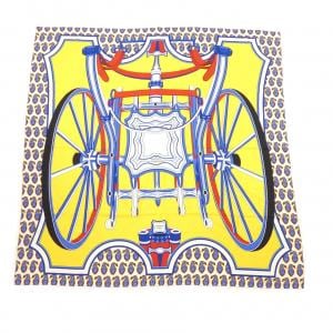 エルメス HERMES LES ROUES DE PHAETON 243538S カレジェアン140 ショール