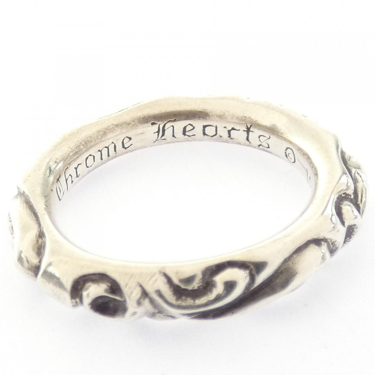 クロムハーツ CHROME HEARTS SCROLL BAND 207009018SLVXXX001 RING