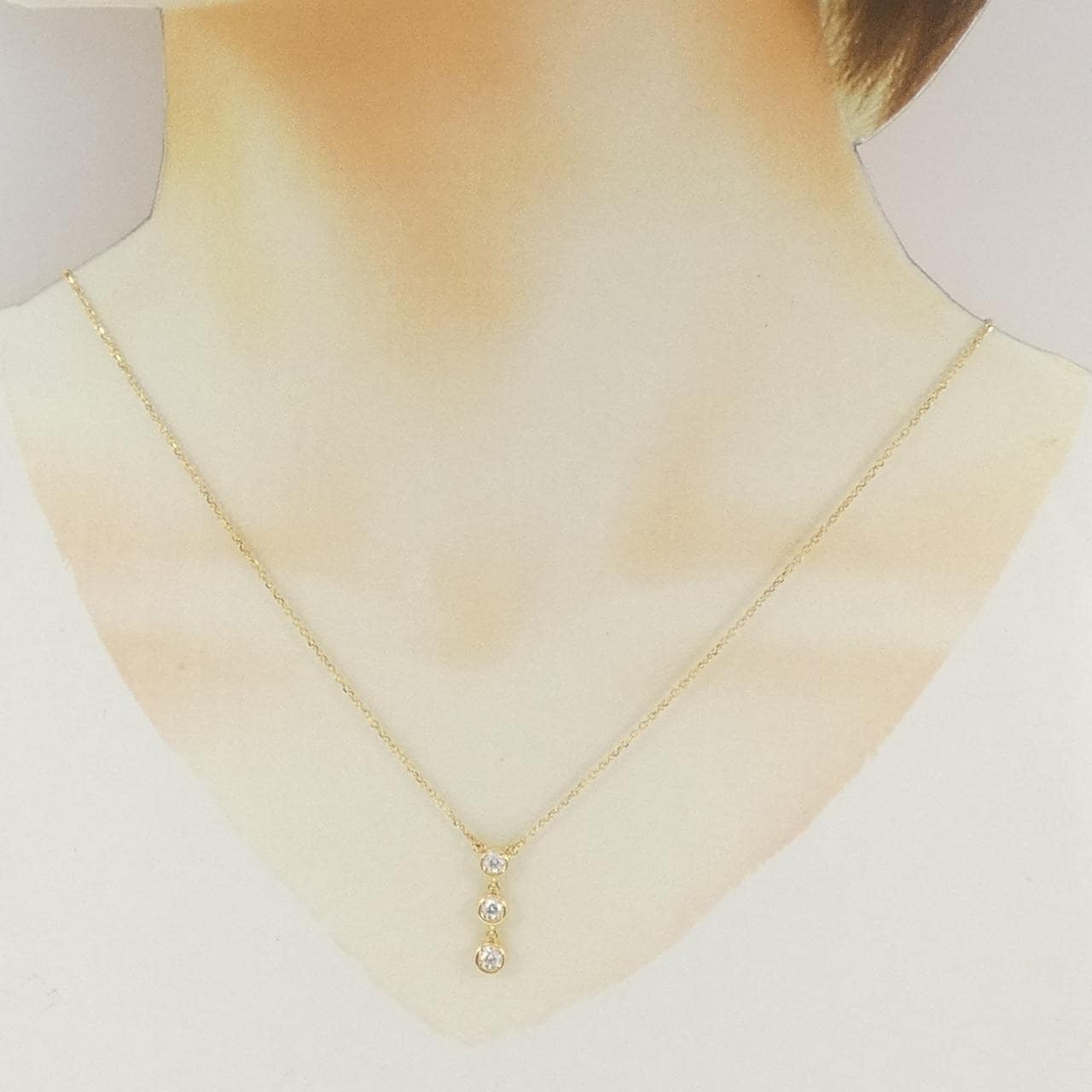 ミキモト ダイヤモンド ネックレス 0.33CT