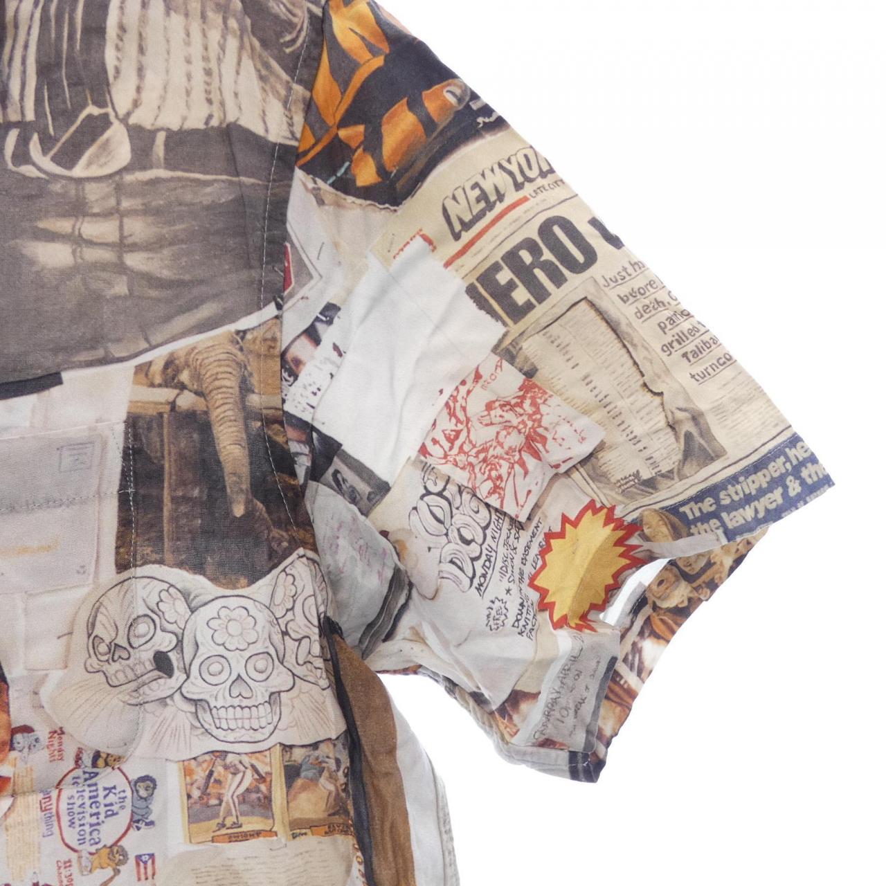 シュプリーム SUPREME Dash's Wall Rayon S／Sシャツ