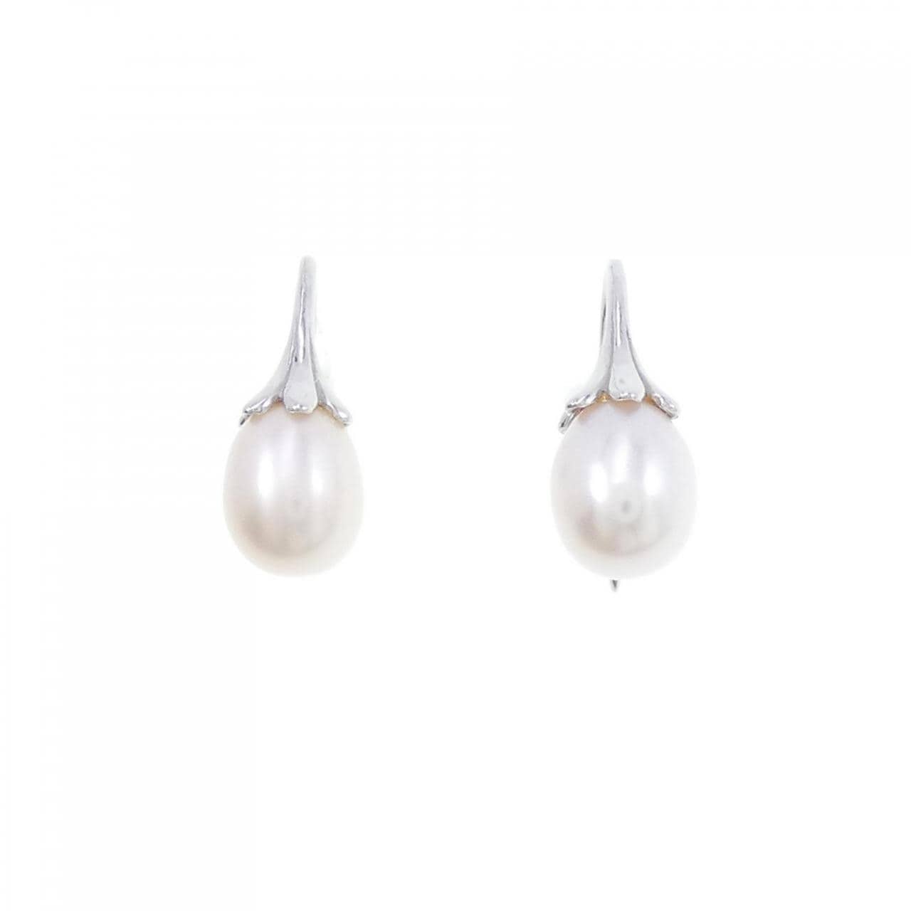 K14WG freshwater pearl earrings