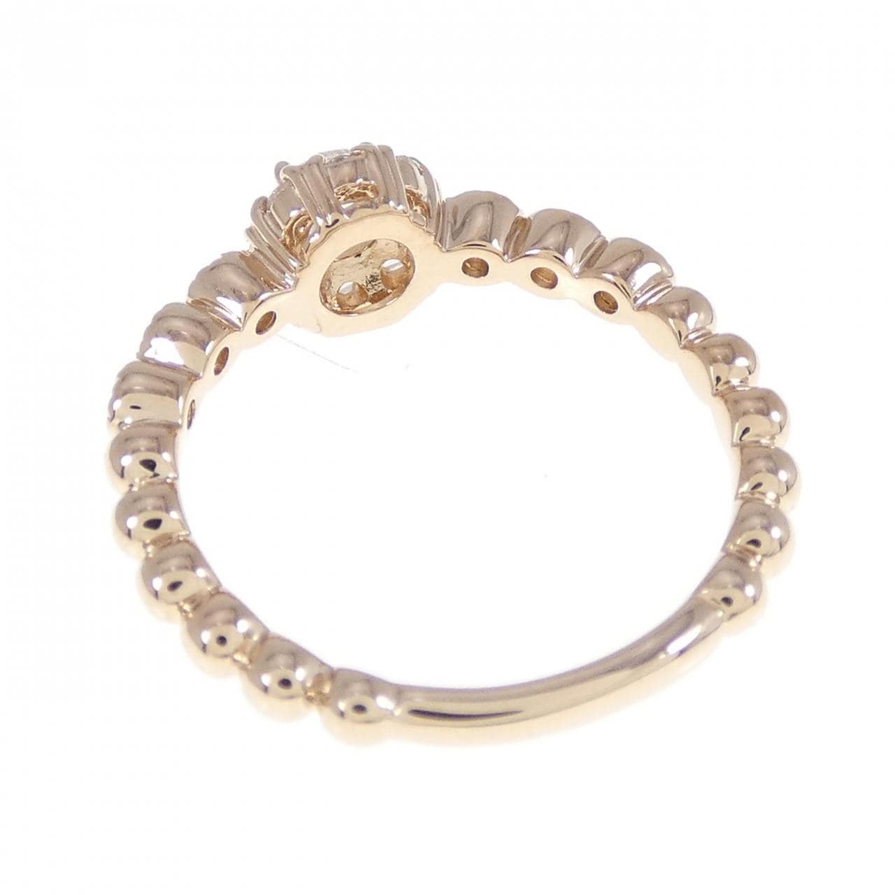K18PG ダイヤモンド リング 0.15CT