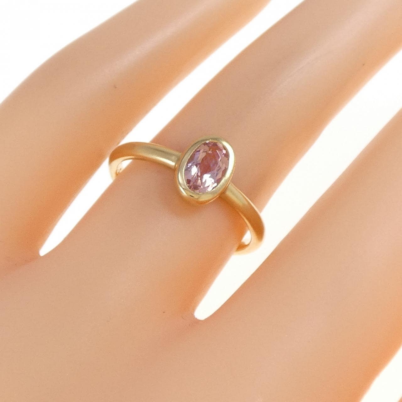 K18YG インペリアルトパーズ リング 0.60CT
