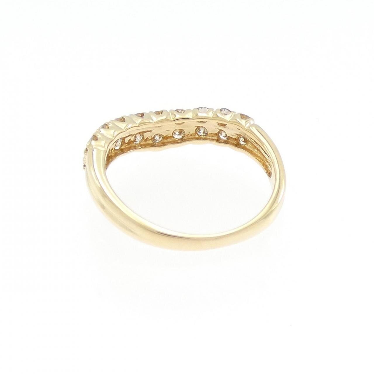 K18YG ダイヤモンド ピンキーリング 0.30CT