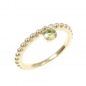 K10YG ペリドット ピンキー リング