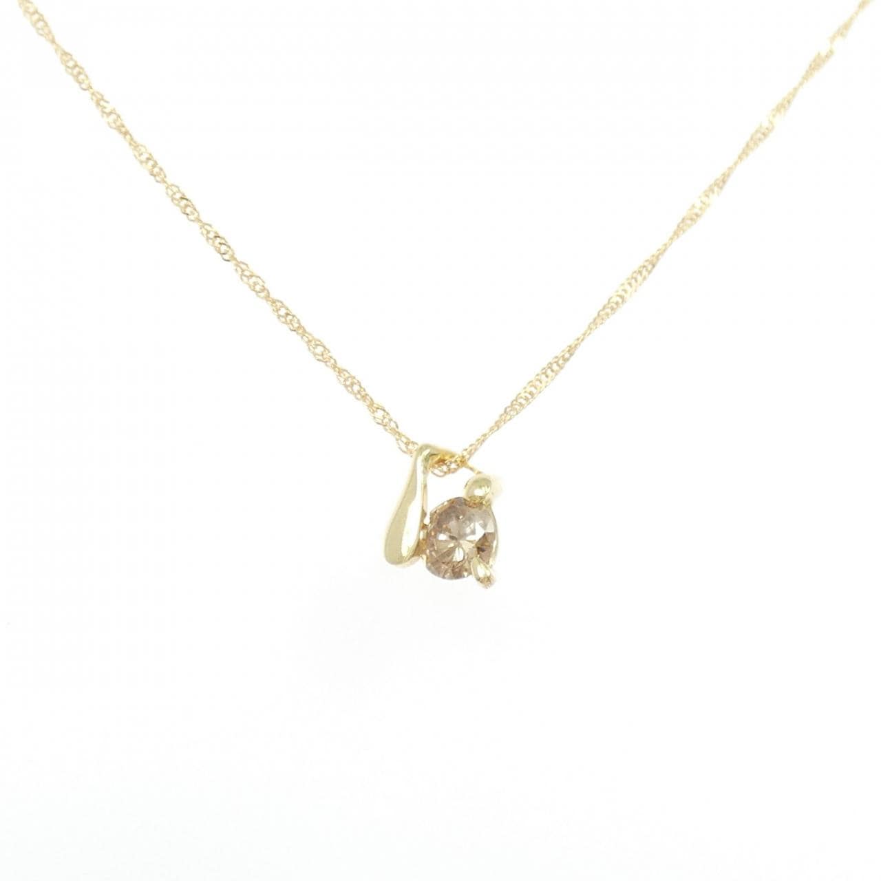 K18YG ダイヤモンド ネックレス 0.2CT