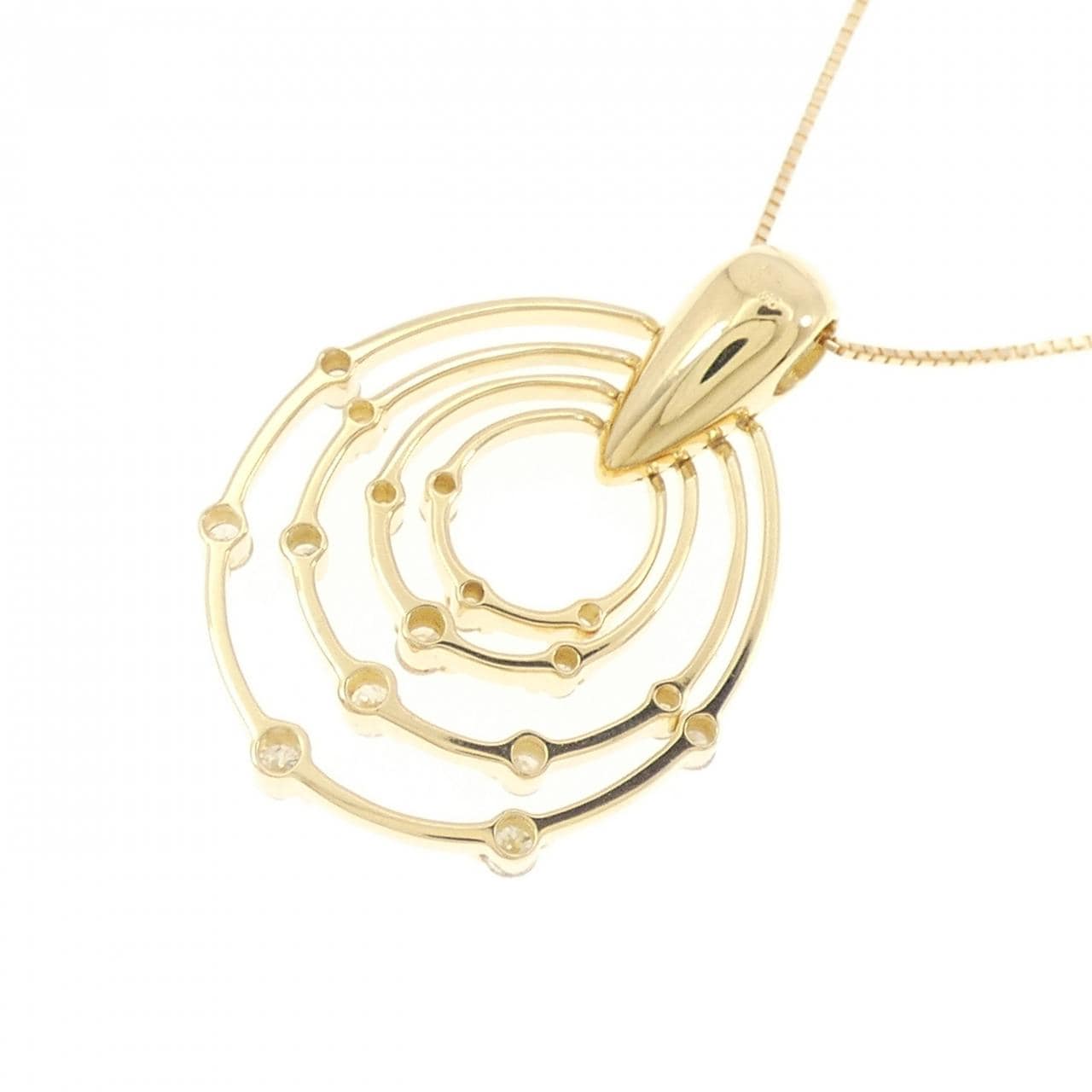 K18YG ダイヤモンド ネックレス 0.50CT