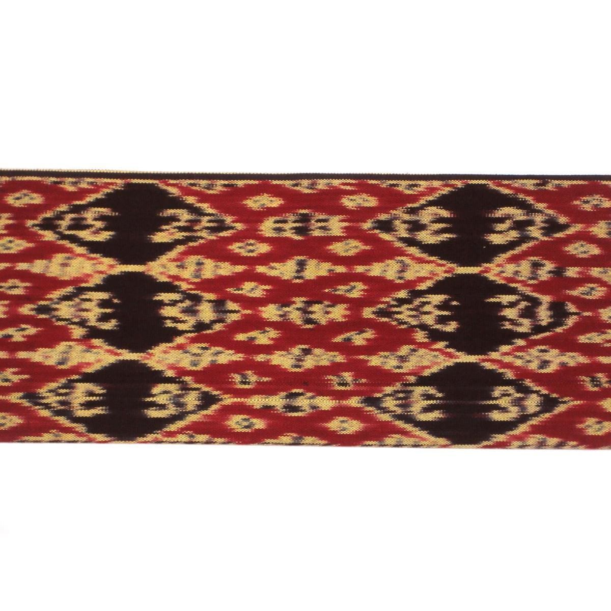 【新品】名古屋帯　貴久樹　イカット手織り