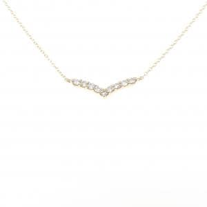 【リメイク】K10YG ダイヤモンド ネックレス 0.18CT