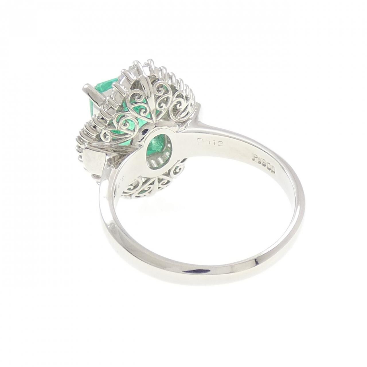 PT900 エメラルド リング 3.52CT コロンビア産