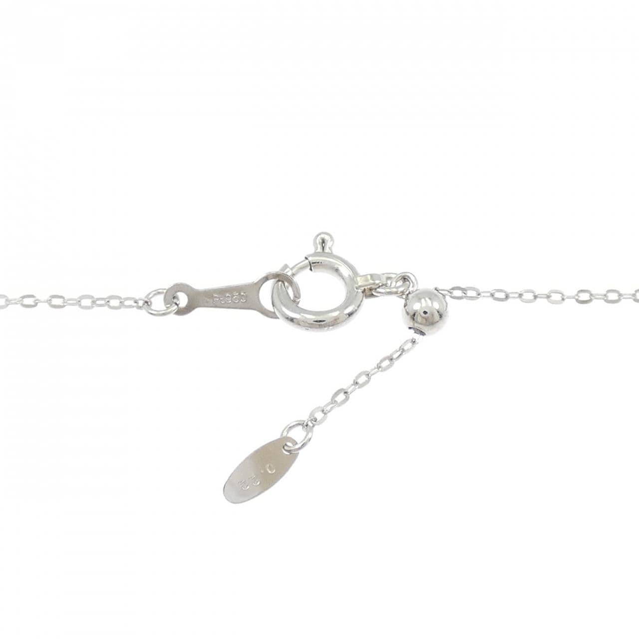 PT950/PT850 ダイヤモンド ネックレス 0.22CT