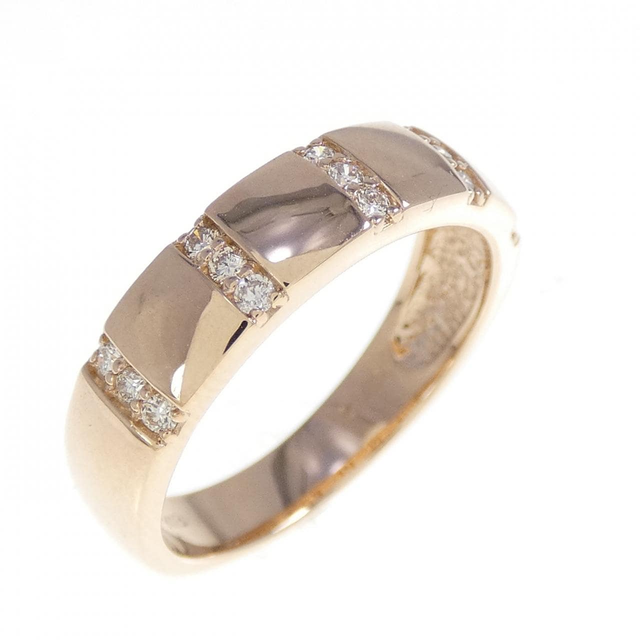 K18PG ダイヤモンド リング 0.15CT