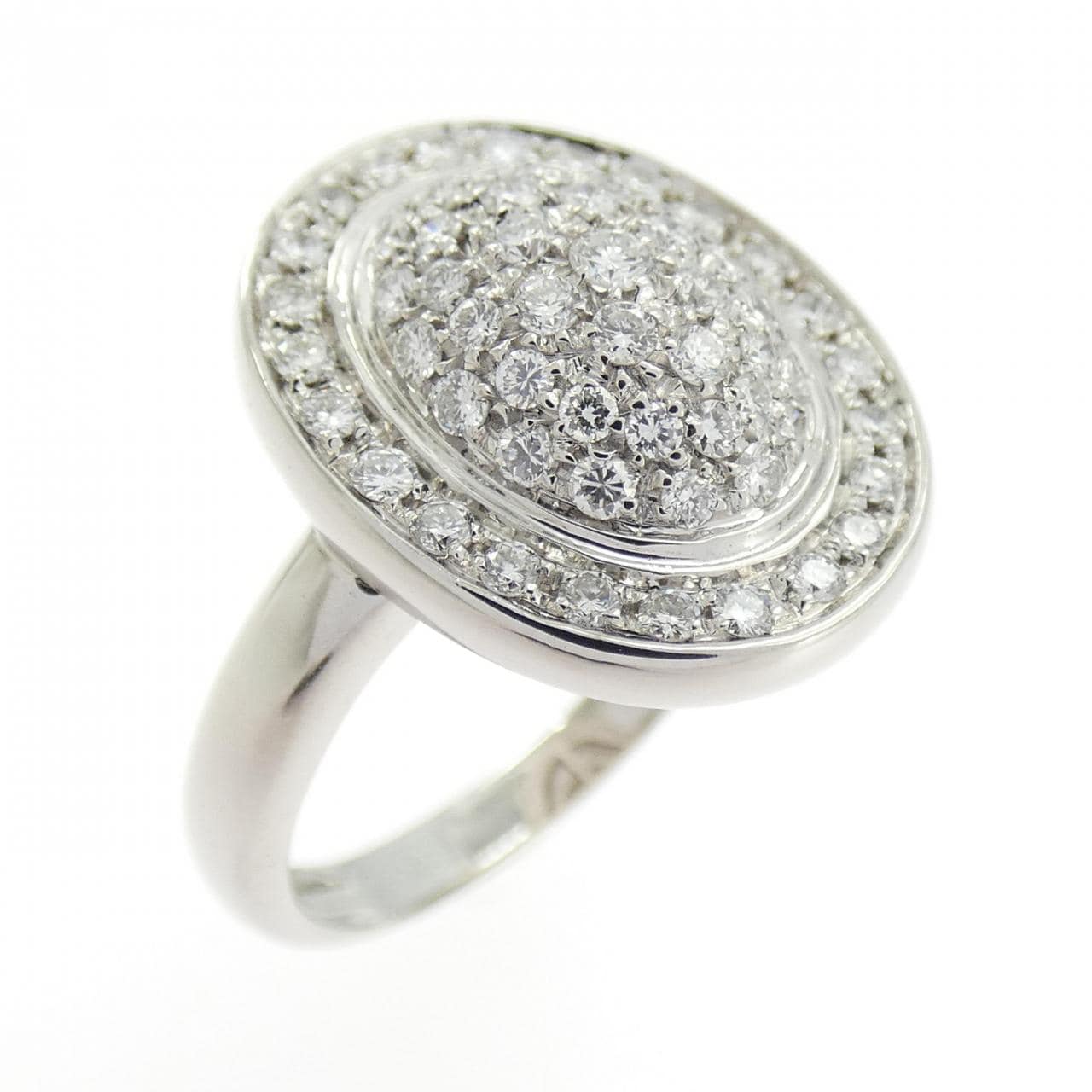 K18WG ダイヤモンド リング