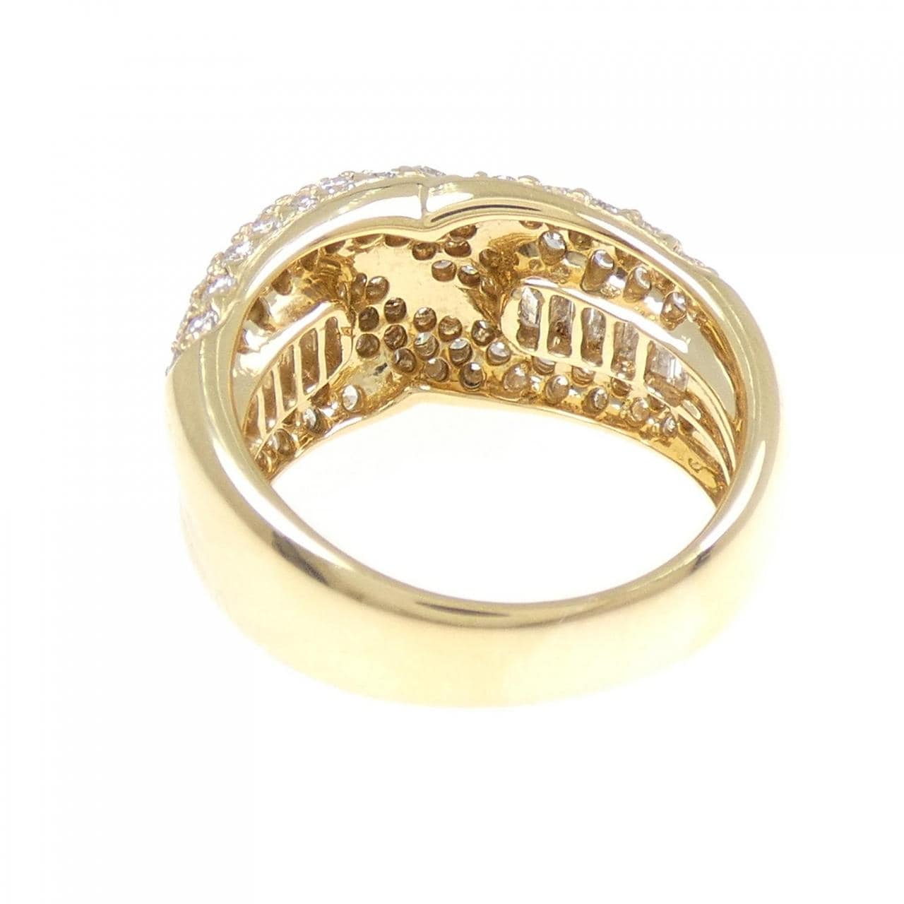 K18YG ダイヤモンド リング 1.72CT