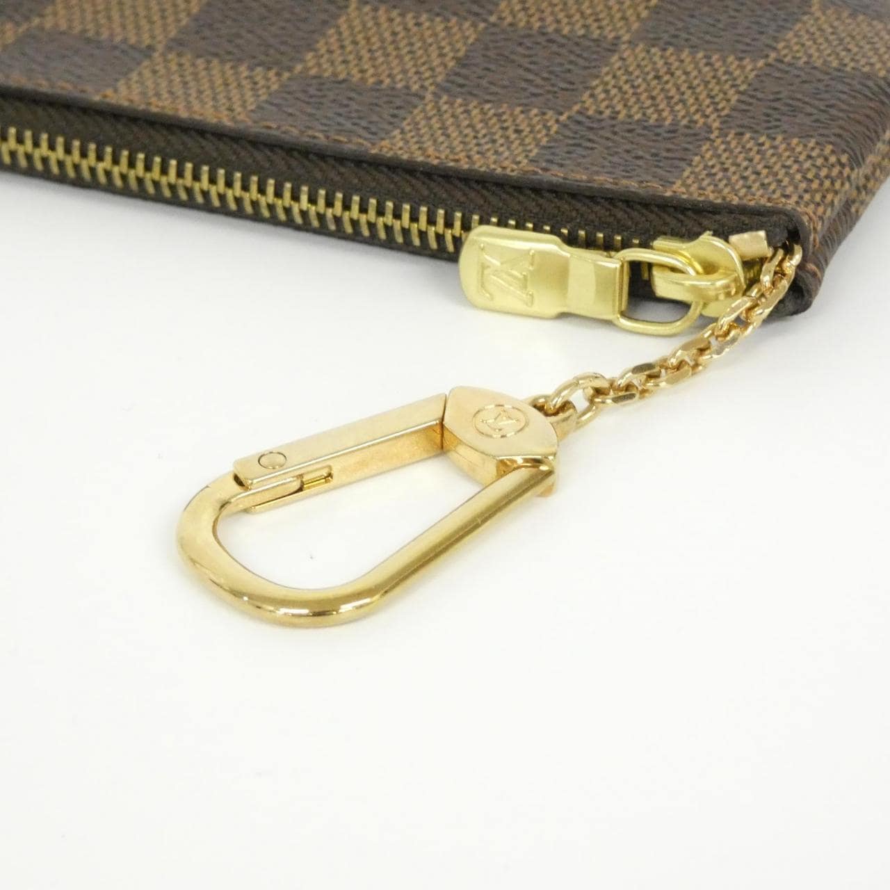 LOUIS VUITTON Damier Card Key Case Pochette Cle N62658 Coin & Key Case