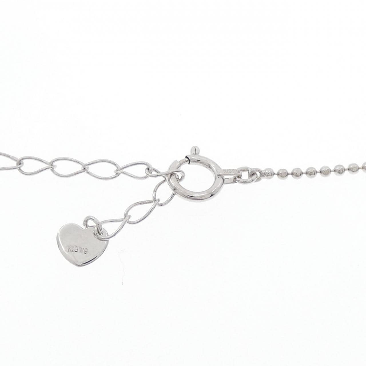 K18WG Cross Finger Bracelet