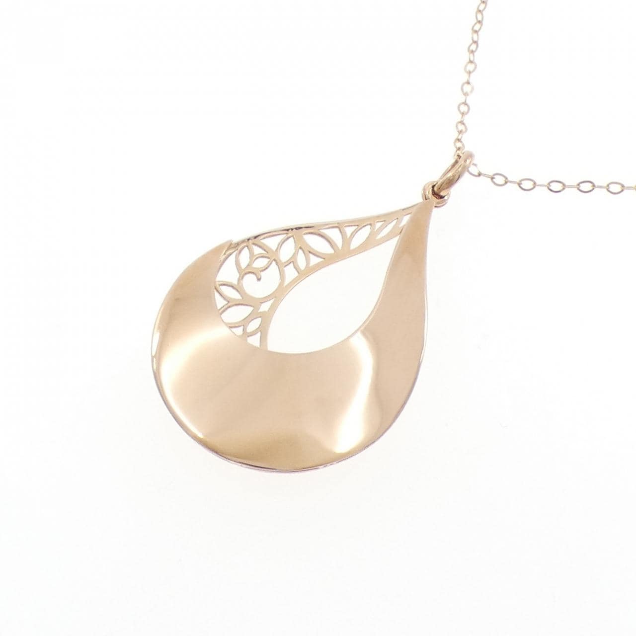 K18PG ダイヤモンド ネックレス 0.03CT