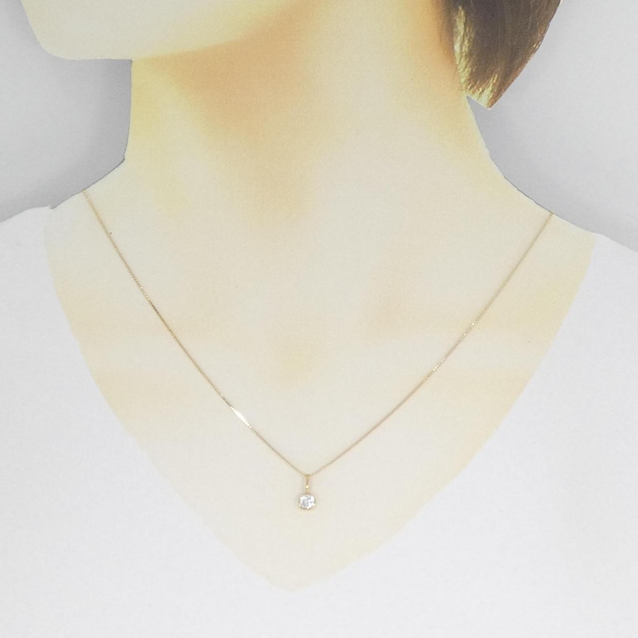 K18YG ダイヤモンド ネックレス 0.31CT