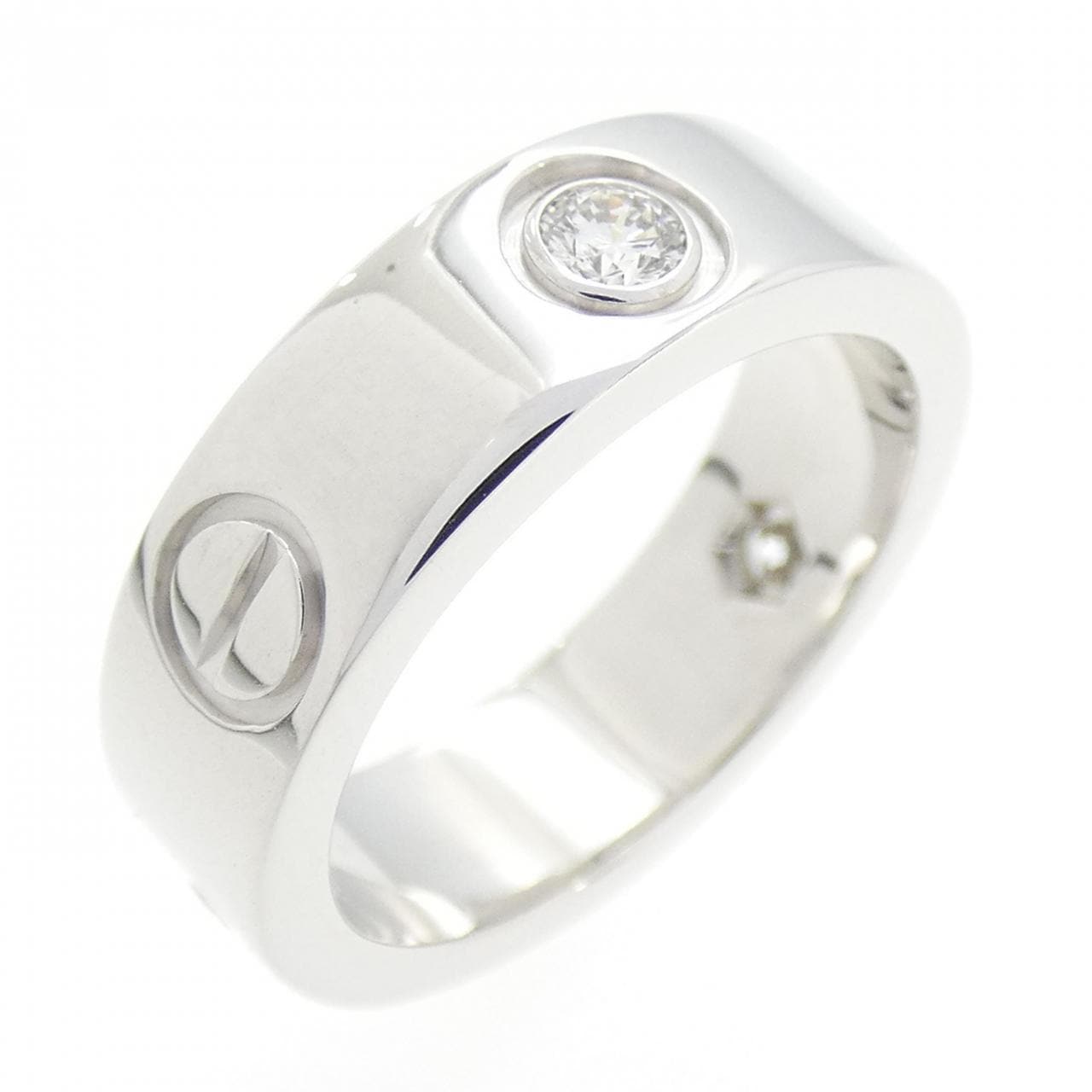 CARTIER LOVE half 鑽石指