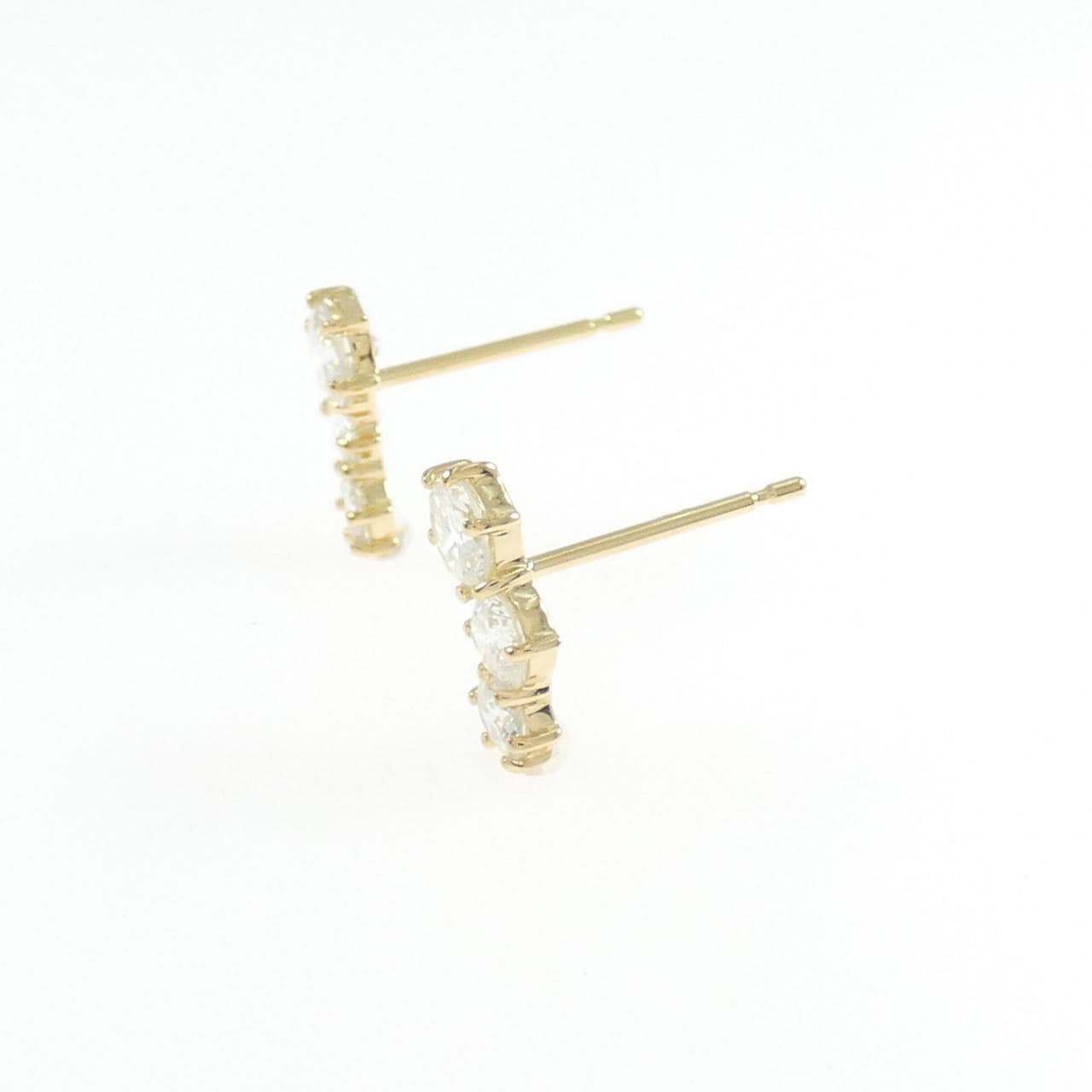 [再加工款] K18YG鑽石耳環 0.70CT