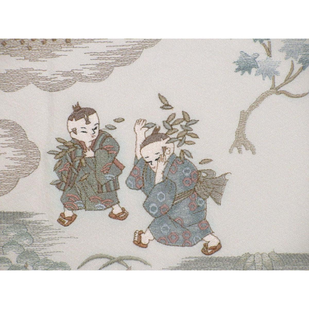 色留袖　訪問着兼用　刺繍加工ボカシ染