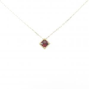K18YG ガーネット ネックレス