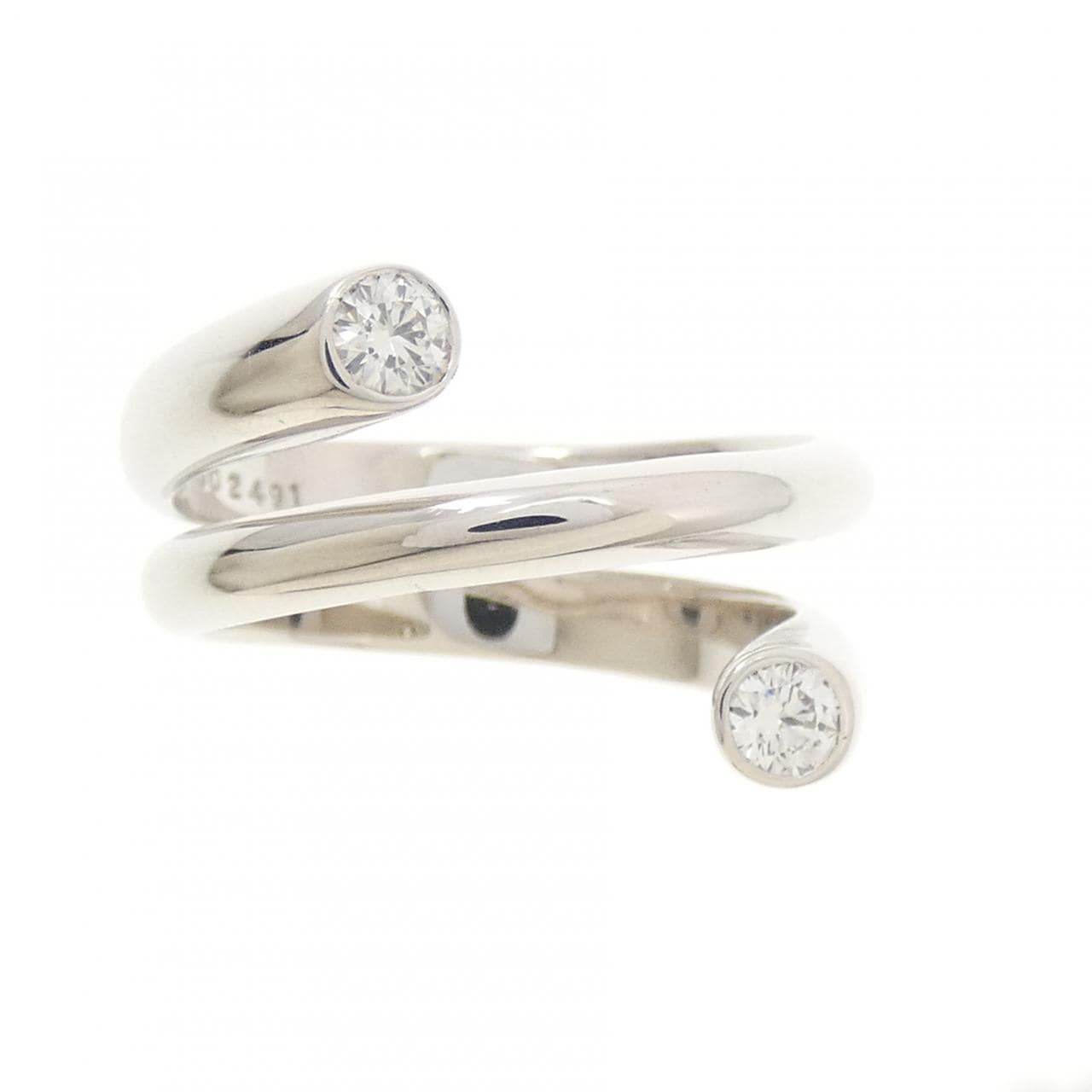 K14WG ダイヤモンド リング 0.26CT