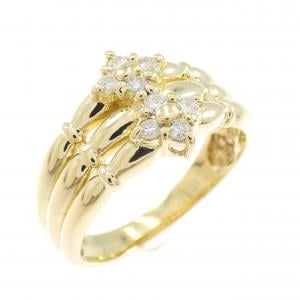 K18YG ダイヤモンド リング 0.16CT