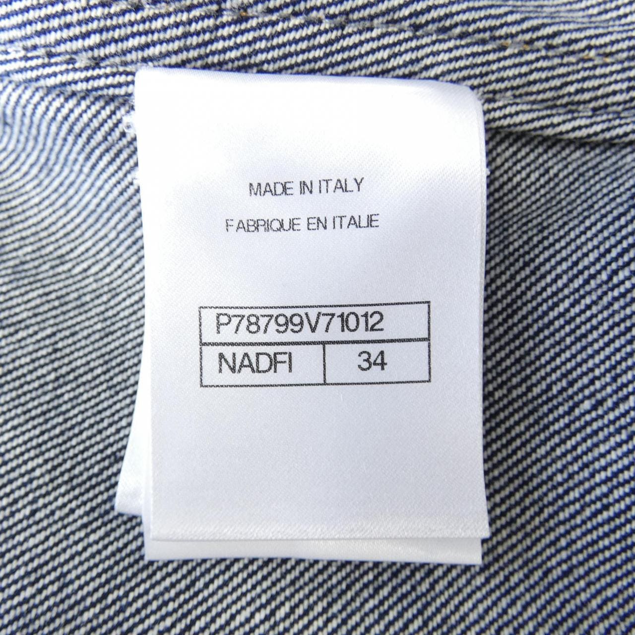 シャネル CHANEL LOOK42 P78799V71012 デニムジャケット