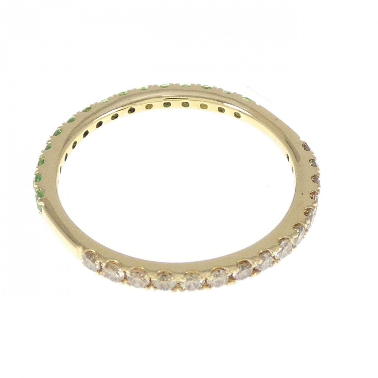 K18YG 綠石榴石戒指 0.30CT