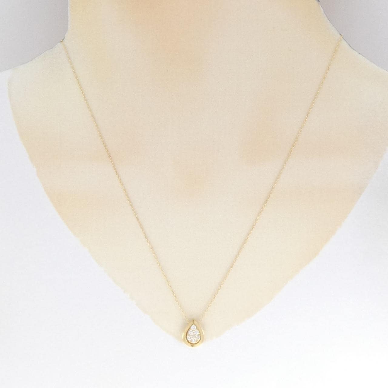 K18YG 2WAY ダイヤモンド ネックレス 0.20CT