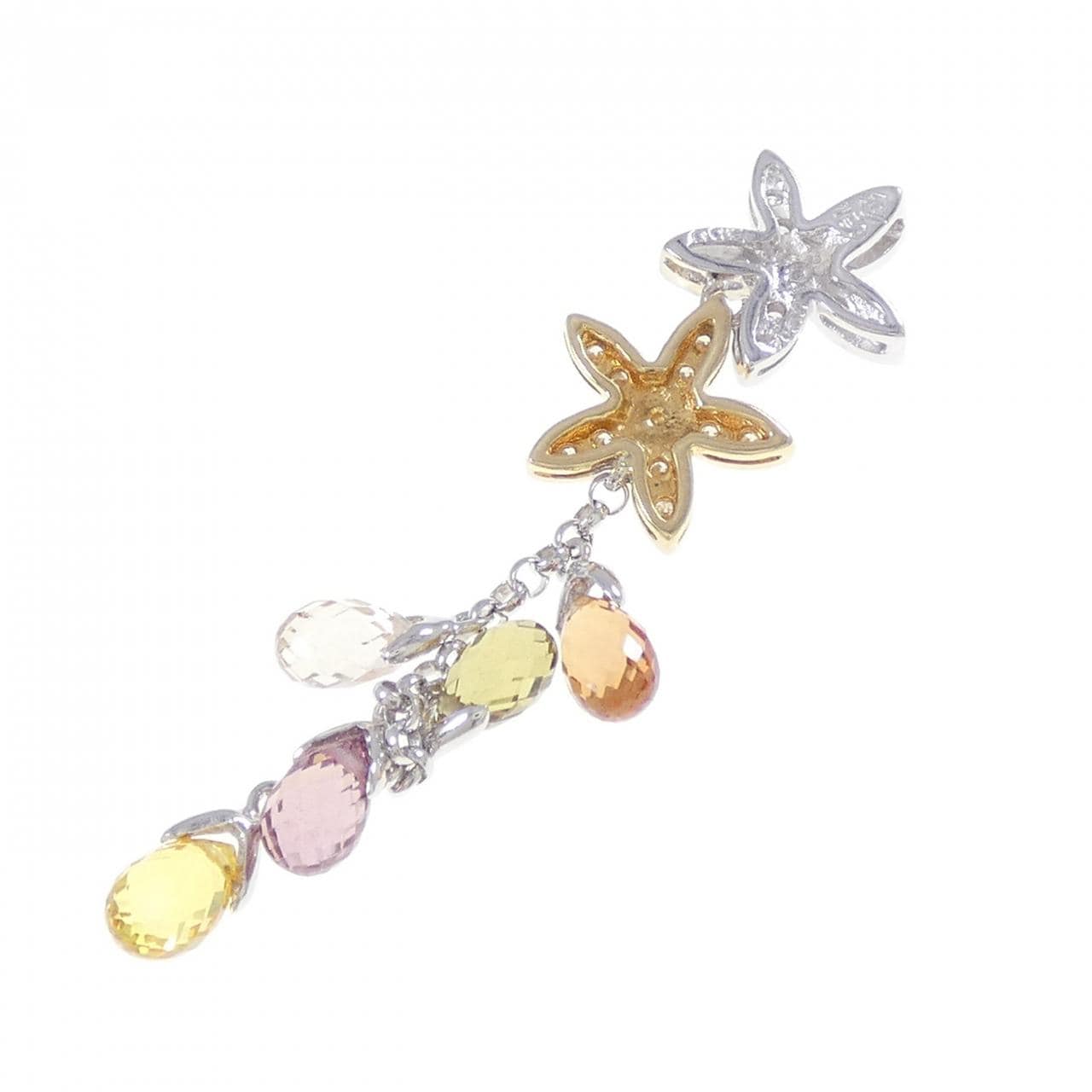 750WG/750YG サファイヤ ペンダント 3.60CT