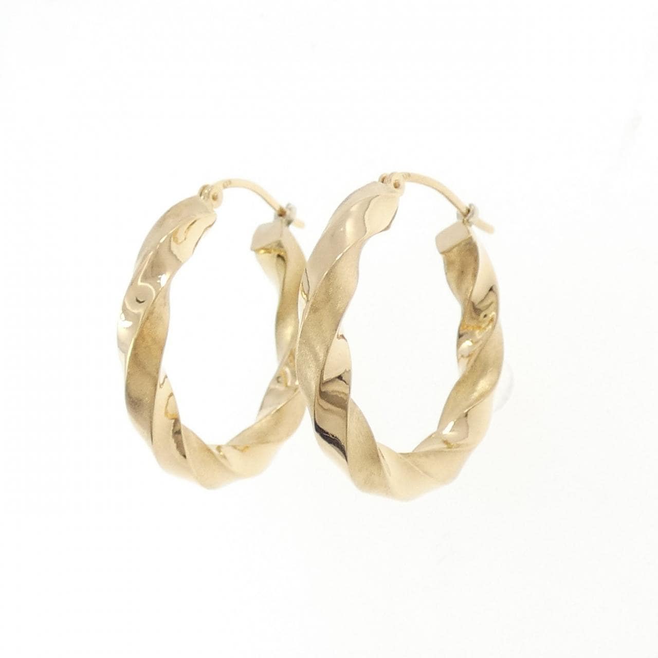 K18YG earrings