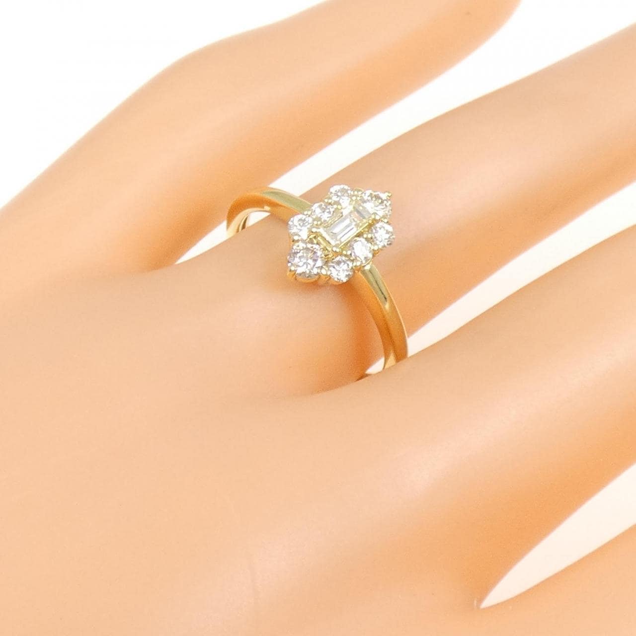 【新品】K18YG ダイヤモンド リング 0.51CT
